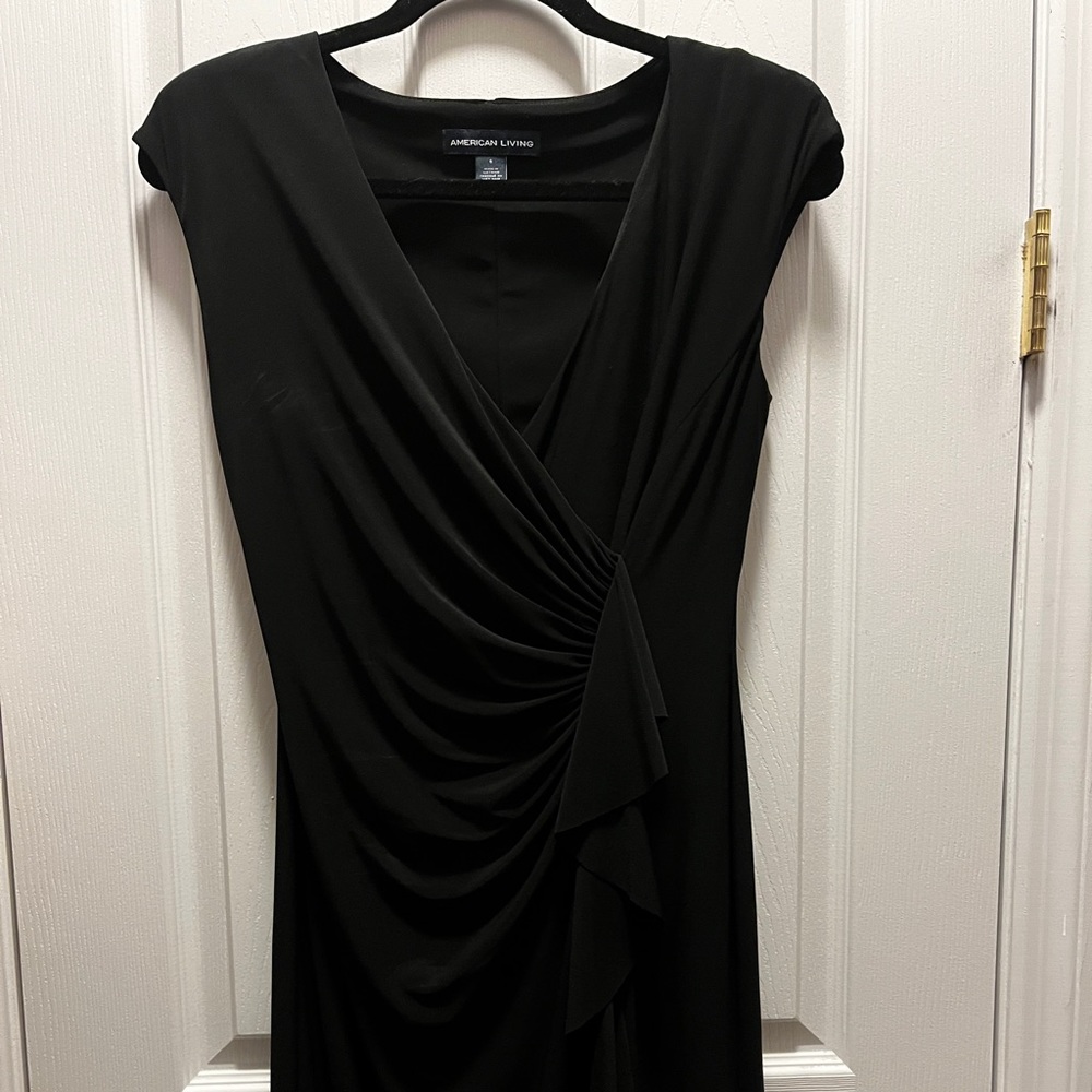 Sleek sexy black dress